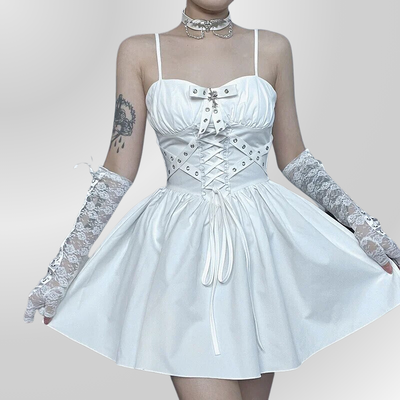 Robe Blanche Gothique