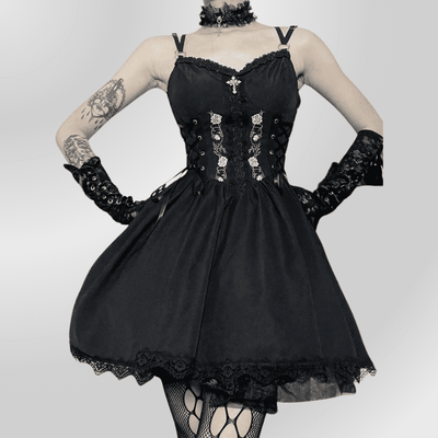 Robe Victorienne Noire