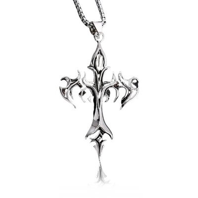 Collier Croix Style Gothique