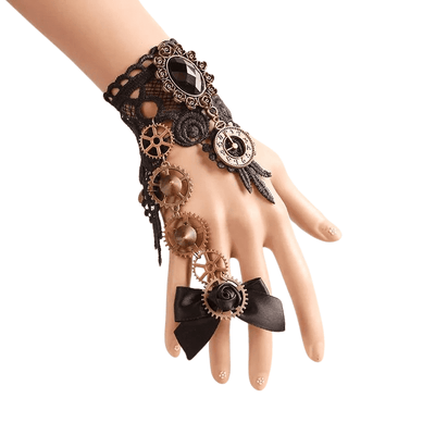 Bracelet Bague Victorienne Steampunk