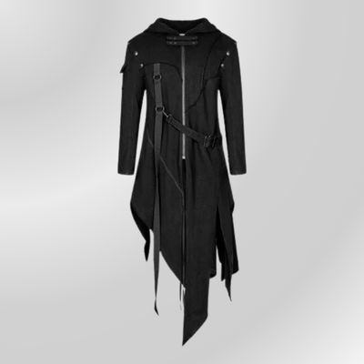 Long manteau gothique cyberdystopique