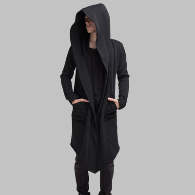 Manteau Long Noir Gothique Homme