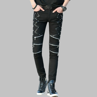 Pantalon Gothique Noir Homme